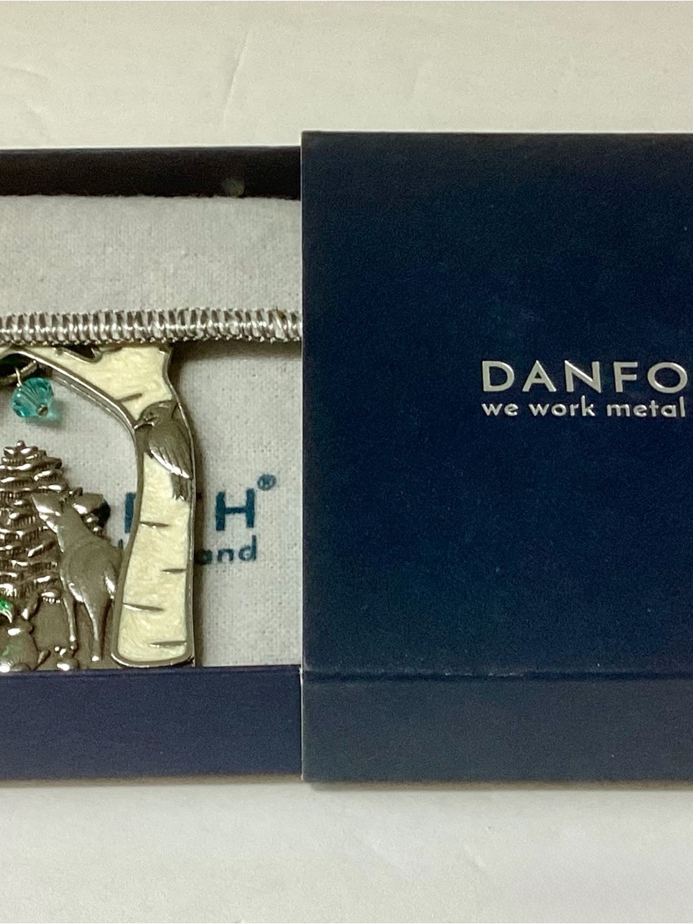 Danforth Pewter Wonderland Christmas Ornament 2019 Holiday Tree Animal Boxed